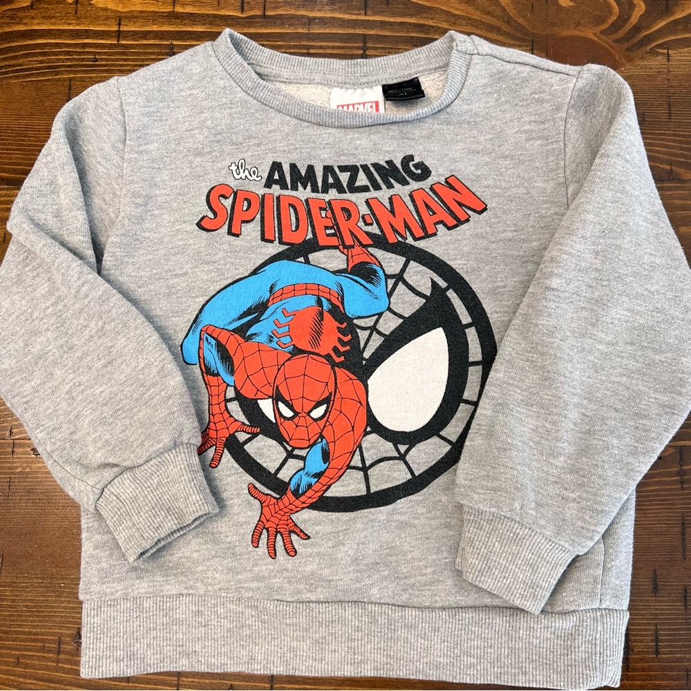 Marvel Spiderman toddler sweatshirt
